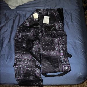 Maverick T patchwork cargo pants. ROGIC denim. Tokyo Japan size xl fits 36-40